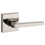 Baldwin Reserve PVSQUCSR141 Privacy Handleset Square Lever and Contemporary Rose Bright Nickel Finish