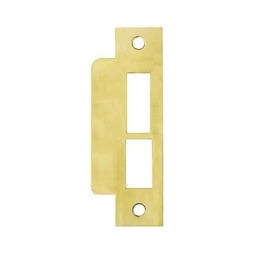 Baldwin 6040.R Right Handed Latch and Deadbolt Entrance Mortise Strike with 2-3/4" Backset, Antique Nickel
