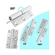 2Pcs 2.5Inch Lift Off Hinge, Left Handed & Right Handed Slip Joint Flag Hinges Stainless Steel Detachable Lift Off Hinges, Small Lift-Off Hinge Removable Door Hinges